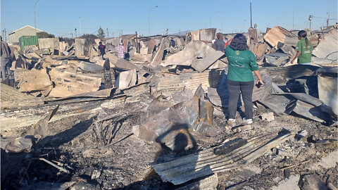 Watch: Aftermath of Town Two, Khayelitsha Blaze (2)