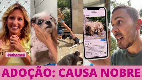 CARLINHOS MAIA Visita o INSTITUTO LUISA MELL e Se APADRINHA AOS PETS