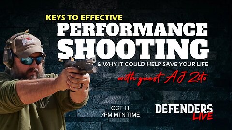 Keys to Effective Performance Shooting & Why It Could Help Save Your Life | with AJ Zito