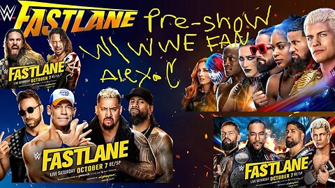 WWE Fastlane 2023 PRESHOW W/ WWE Fan Alex Cardinale