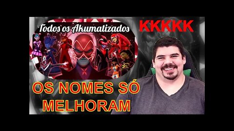 REACT TODOS Os AKUMATIZADOS (Vilões) Pt. 2 - Miraculous Ladybug - MELHOR DO MUNDO