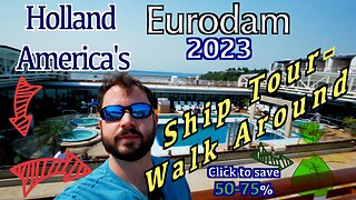 Holland America's Eurodam-Ship Tour (walk around) [4k]