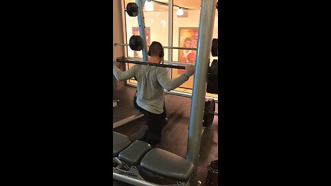 Lunges on the Smith Machine