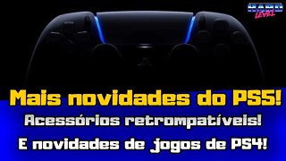 Novidades do PS5 - Acessórios retrocompátiveis, novo volante, novidades para PS4!