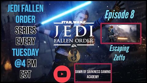 Jedi Fallen Order Series Ep 8 - Escaping Zeffo!