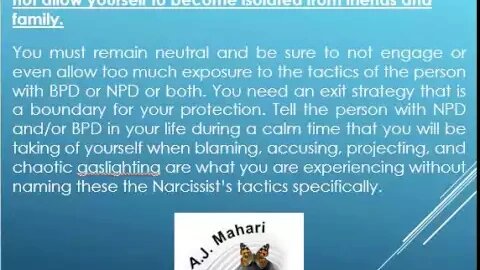 Protect Yourself From a Narcissist - 10 Awareness Points