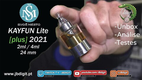 [PT] Kayfun Lite Plus 2021 - 2ml / 4ml - 24 mm - hummmm.... quase....