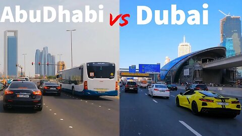 Dubai vs Abudhabi city 2022 🇦🇪