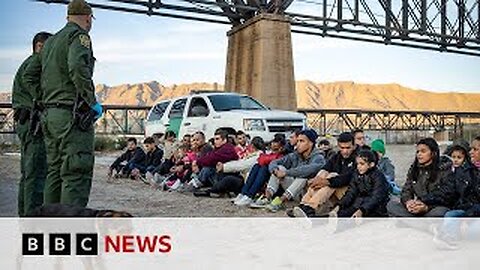 Biden announces executive action to curbmigrant crossings | BBC News