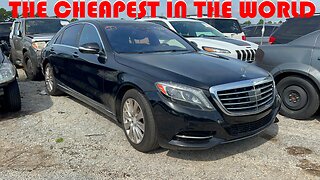 CHEAPEST S500 MERCEDES BENZ YOU'LL EVER FIND IN YOUR LIFE FOR $5000 AT AUCTION WITH NO KEY!