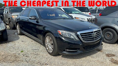 CHEAPEST S500 MERCEDES BENZ YOU'LL EVER FIND IN YOUR LIFE FOR $5000 AT AUCTION WITH NO KEY!