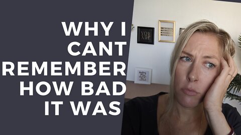 Why I can’t remember how bad it was! [Memory Loss After Abuse]