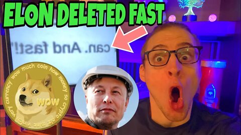 Secret Dogecoin CLUE Elon Musk DELETES Quickly ⚠️