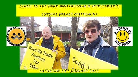 A Stand in the Park & Outreach Worldwide's Crystal Palace Outreach!