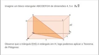 Matemática 7ºano - aula 50 - Aplicação do teorema de Pitágoras a figuras 3D [ETAPA]