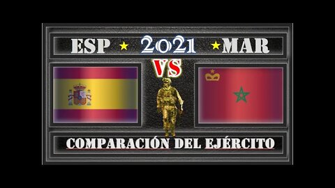 España VS Marruecos 🇪🇸 Comparación de potencia militar 2021 🇲🇦, Potencia militar/#shorts