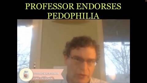 University Professor Endorses Pedophilia