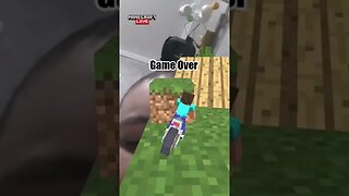 Curioso Caso Do Steve De Moto No Minecraft #shorts #short