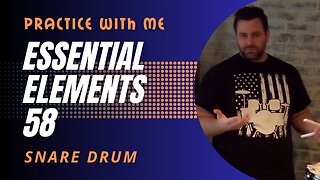 Essential Elements Percussion #58 For Snare Drum | Hard Rock Blues