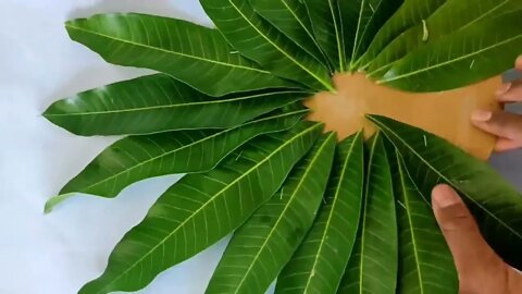 3 Door Wall Mango Leaves Decoration ideas | Mango Leaves Garland | Mango leaves Festival Decor