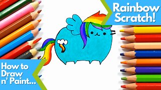 How to draw and paint Rainbow Scratch My Little Pony