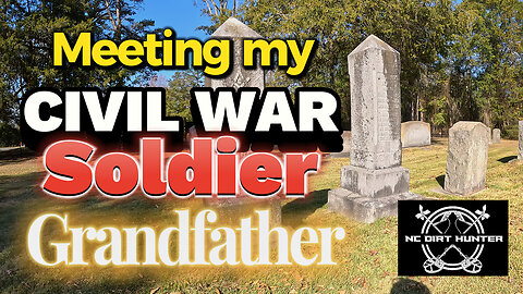 Meeting my Civil War Soldier, Grandfather for the first time. Awesome experience!