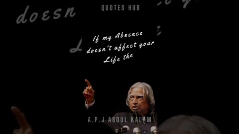 One of the Most Inspiring Quotes from APJ Abdul Kalam || #quotes || #shorts