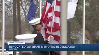 Renovated Veterans Memorial Rededicated