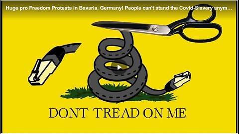Huge pro Freedom Protests in Bavaria, Germany! People can't stand the Covid-Slavery anymore!