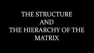 The structure and the hierarchy of the MATRIX