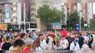 Protest # NE # Skopje Macedonia 7.2022 Протест * НЕ *