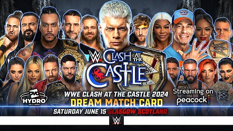 WWE Clash at the Castle 2024 - Dream Match Card