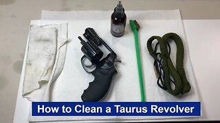 How to Clean a Taurus Revolver. Works for any Revolver #taurus #revolver