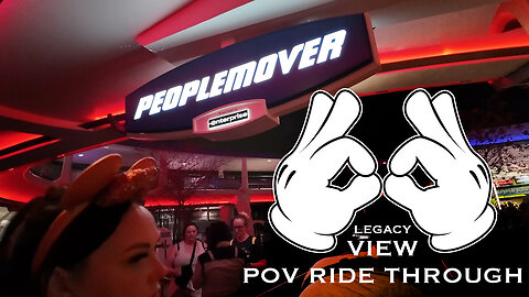 Tomorrowland Transit Authority PeopleMover | Magic Kingdom: POV Ride Through