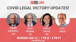 VSRF Live #137: Covid Legal Victories Update