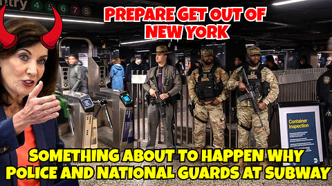 NEW YORK GOVERNOR PUTS POLICE AND NATIONAL GUARDS AT SUBWAYS,GET OUT OF NEW YORK NOW