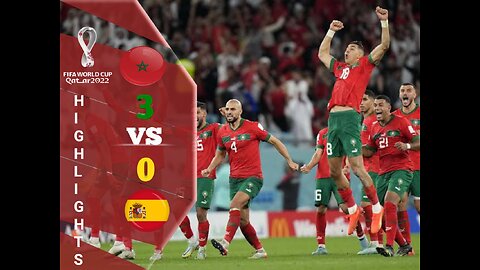 Round of 16 MOROCCO (3 - 0) SPAIN Penalties Fifa World Cup Qatar 2022