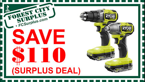 $139 PBLCK01K 18V ONE+ CORDLESS DRILL AND IMPACT DRIVER 2-TOOL KIT