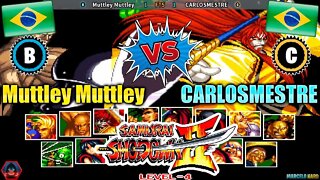 Samurai Shodown II (Muttley Muttley Vs. CARLOSMESTRE) [Brazil Vs. Brazil]