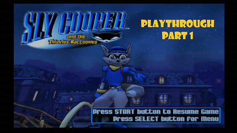 Sly Cooper and the Thievius Raccoonus (PS2) - Playthrough Part 1