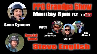 E 128 Steve English - WARNING - May talk about paramotors - Paramotor Podcast