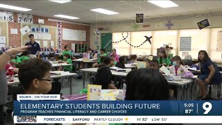 Students at Prince Elementary learn about financial literacy and career choices