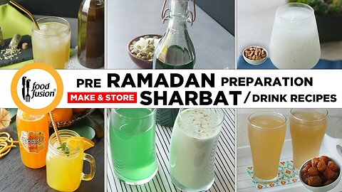 Pre Ramadan Preparation Sharbat Recipe by Food Fussion.