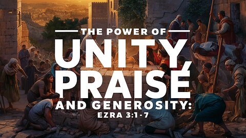 The Power of Unity, Praise, and Generosity | Ezra 3:1-7 | Ontario Community Church | Ontario, Oregon