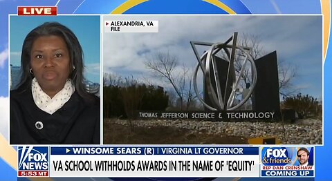 VA Lt. Gov Sears Rips School For Withholding Merit Awards From Students