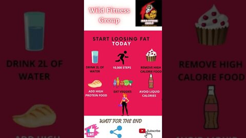 🔥Start losing fat today🔥#shorts🔥#wildfitnessgroup🔥17 April 2022🔥