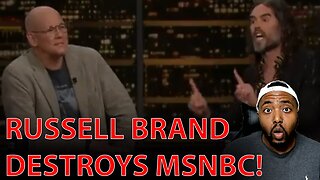 Russell Brand GOES OFF On MSNBC Analyst For Attacking Fox News As Propaganda On Bill Maher's Show