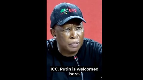 Putin is welcome here and no one will arrest him! - South Africa's EFF Commander-in-Chief