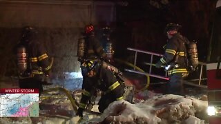 Winter weather makes work dangerous for Cleveland firefighters