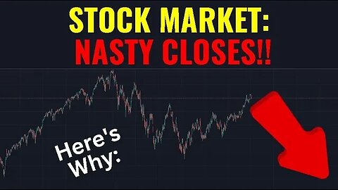 STOCKS JUST SIGNALED A MONTH OF DOWNSIDE IS AHEAD!!